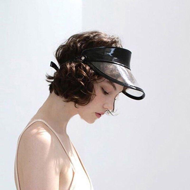 Women Unisex Korean Style Empty Top Sunshade Hat Adjustable Faux Leather Sports Running Plastic Visor Peaked Cap 4 Colors, Pink
Women Unisex Korean Style Empty Top Sunshade Hat Adjustable Faux Leather Sports Running Plastic Visor Peaked Cap 4 Colors, Pink