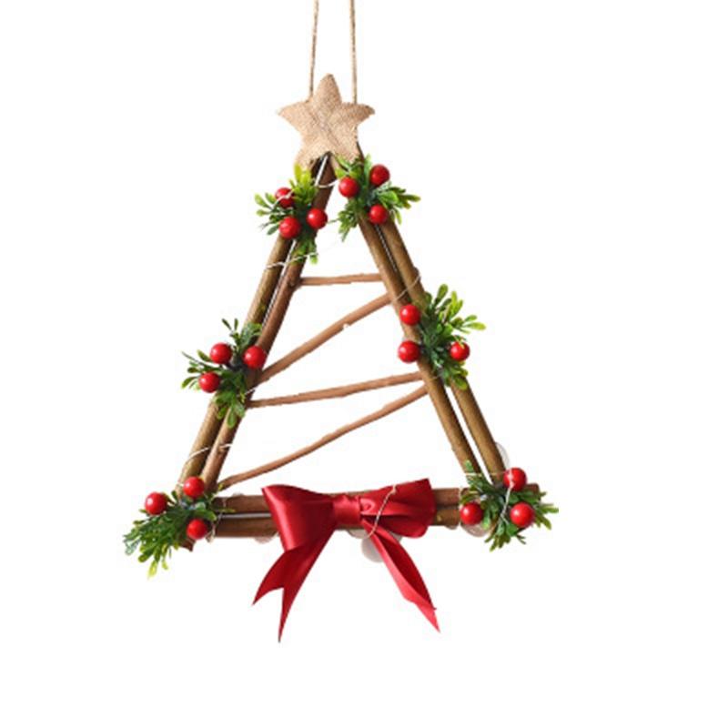 Christmas Wreath Garland Door Window Wall Hanging Ornament Decoration Rattan with Bow Pine Cones, Brown red
Christmas Wreath Garland Door Window Wall Hanging Ornament Decoration Rattan with Bow Pine Cones, Brown red