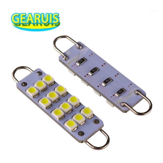 100pcs Festoon 44mm 12 SMD 3528 1210 LED 211-2 211 212 212-2 561 562 Interior Car Dome Cargo light White 12V1, As pic
100pcs Festoon 44mm 12 SMD 3528 1210 LED 211-2 211 212 212-2 561 562 Interior Car Dome Cargo light White 12V1, As pic