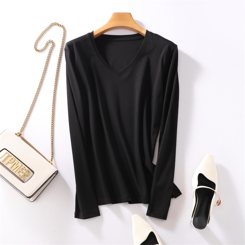 Spring with joker white T-shirt woman long-sleeved round collar loose render unlined upper garment to pure color shirt 201125, Sky blue
Spring with joker white T-shirt woman long-sleeved round collar loose render unlined upper garment to pure color shirt 201125, Sky blue