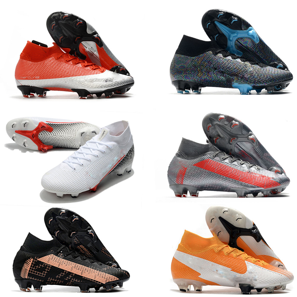 2020 Mercurial Superfly VII 7 Elite 360 FG Soccer Shoes CR7 SE Flash Neymar Mens chaussure de foot Football Boots high ankle Cleats
2020 Mercurial Superfly VII 7 Elite 360 FG Soccer Shoes CR7 SE Flash Neymar Mens chaussure de foot Football Boots high ankle Cleats