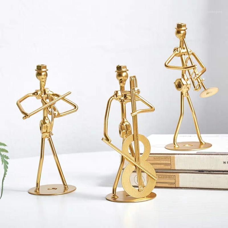 New Family Figurines for Home Decor Accessories Morden Iron Gold Band music character Bar Home decoration Crafts Gift for Friend1
New Family Figurines for Home Decor Accessories Morden Iron Gold Band music character Bar Home decoration Crafts Gift for Friend1
