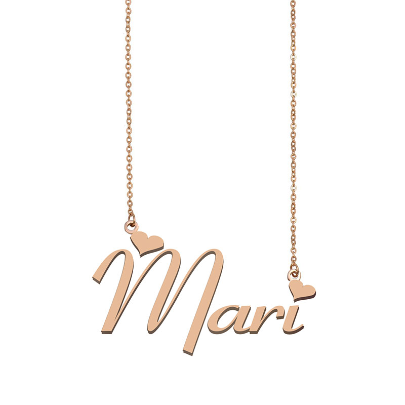 Mari name necklace pendant Custom Personalized for women girls children best friends Mothers Gifts 18k gold plated Stainless steel
Mari name necklace pendant Custom Personalized for women girls children best friends Mothers Gifts 18k gold plated Stainless steel