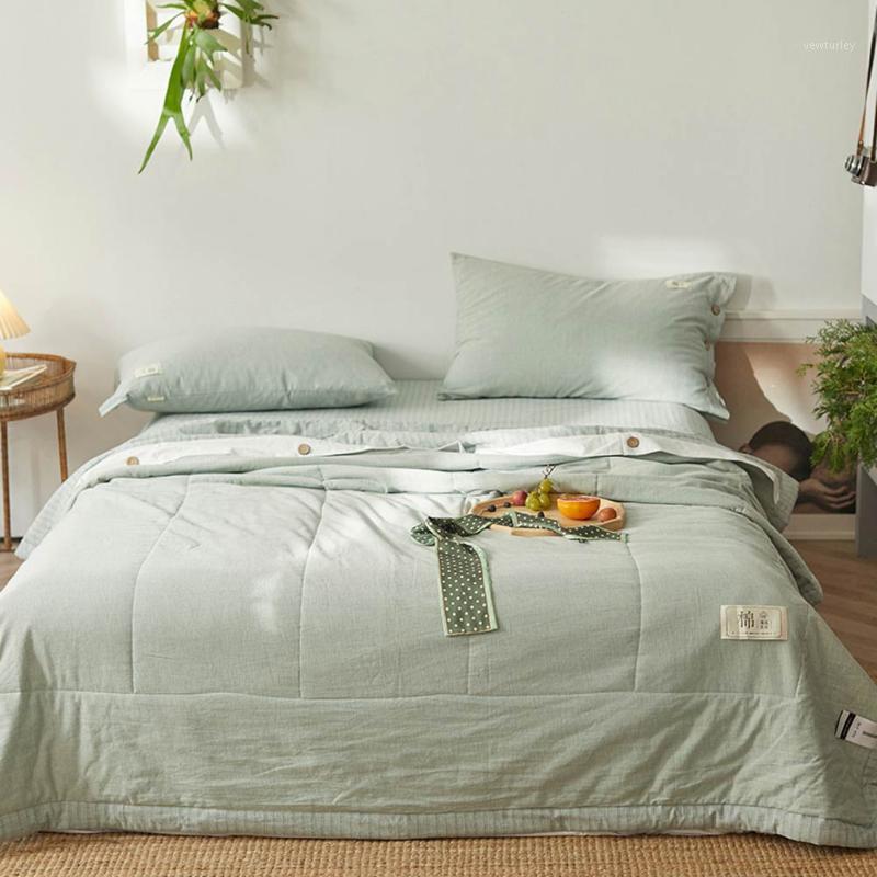 Papa&Mima Japanese Light Green Summer Air Conditioning Quilt Linen Throws Blanket Washable Cotton Plaids Twin Queen Size1, 20203447
Papa&Mima Japanese Light Green Summer Air Conditioning Quilt Linen Throws Blanket Washable Cotton Plaids Twin Queen Size1, 20203447