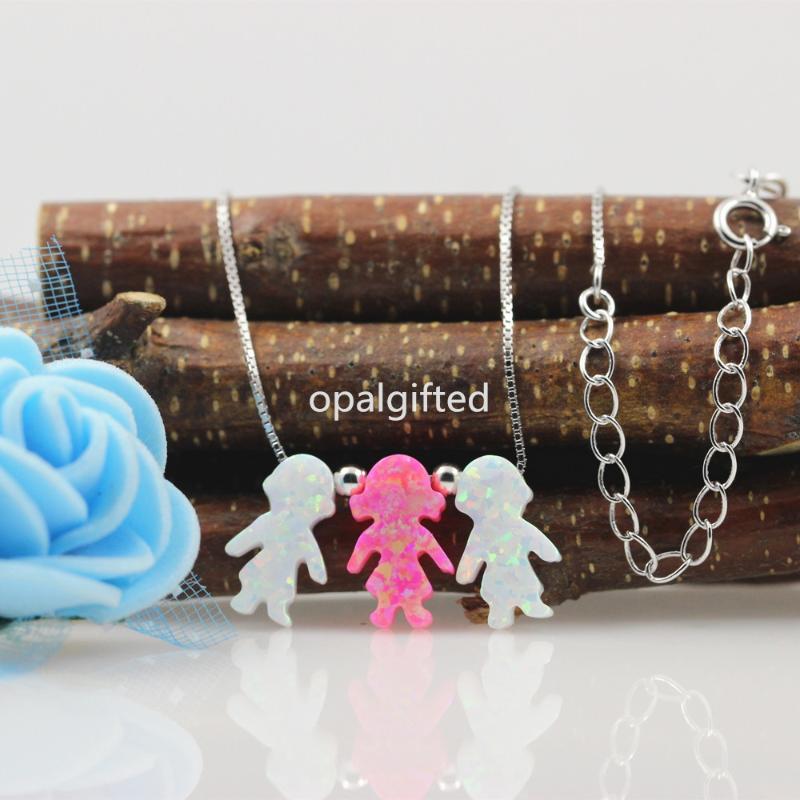 2020 Hot Sale 8.5*13mm Synthetic Opal 3 kids boys and girls opal Necklace with 925 Sterling silver 3 Children Mother necklace
2020 Hot Sale 8.5*13mm Synthetic Opal 3 kids boys and girls opal Necklace with 925 Sterling silver 3 Children Mother necklace