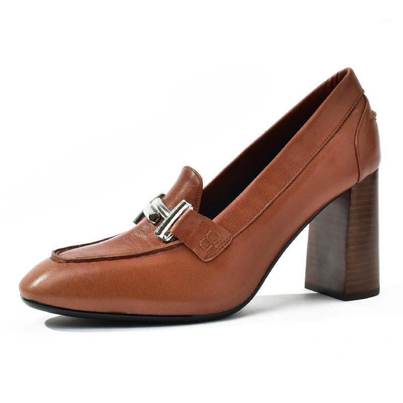 Office Lady Work Genuine Leather Block High Heels Shoes Women Italian Vintage Buckle Slip On Loafers Party Brown Black Pumps1
Office Lady Work Genuine Leather Block High Heels Shoes Women Italian Vintage Buckle Slip On Loafers Party Brown Black Pumps1