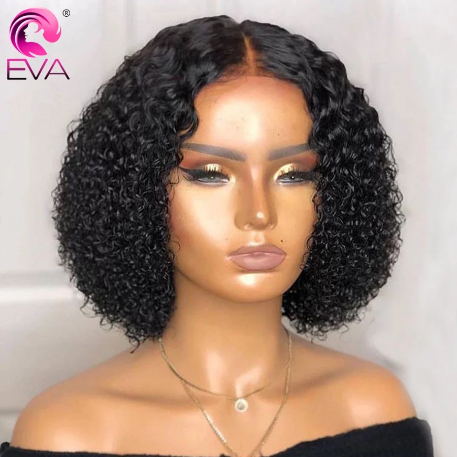 Afro Kinky Curly Wig 13x4 synthetic Lace Front Wig High Ratio For Women preplucked natural hairline with baby hair