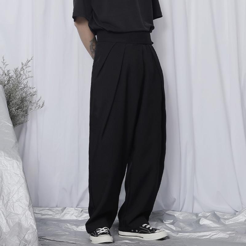 New Male casual pants men's floor dragging pants spring and summer 2021 thin hairstylist fashion loose wide leg, Black
New Male casual pants men's floor dragging pants spring and summer 2021 thin hairstylist fashion loose wide leg, Black