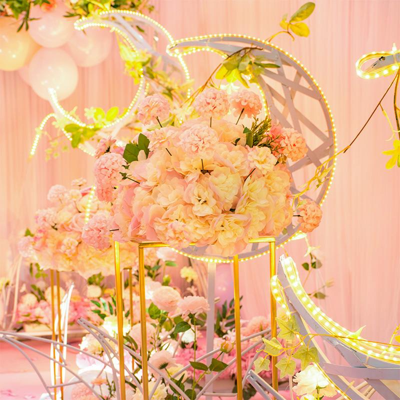 Customize Wedding Centerpiece 38cm road flower ball chrysanthemum peony flowers wrought iron frame wedding stage Window Display, Green
Customize Wedding Centerpiece 38cm road flower ball chrysanthemum peony flowers wrought iron frame wedding stage Window Display, Green
