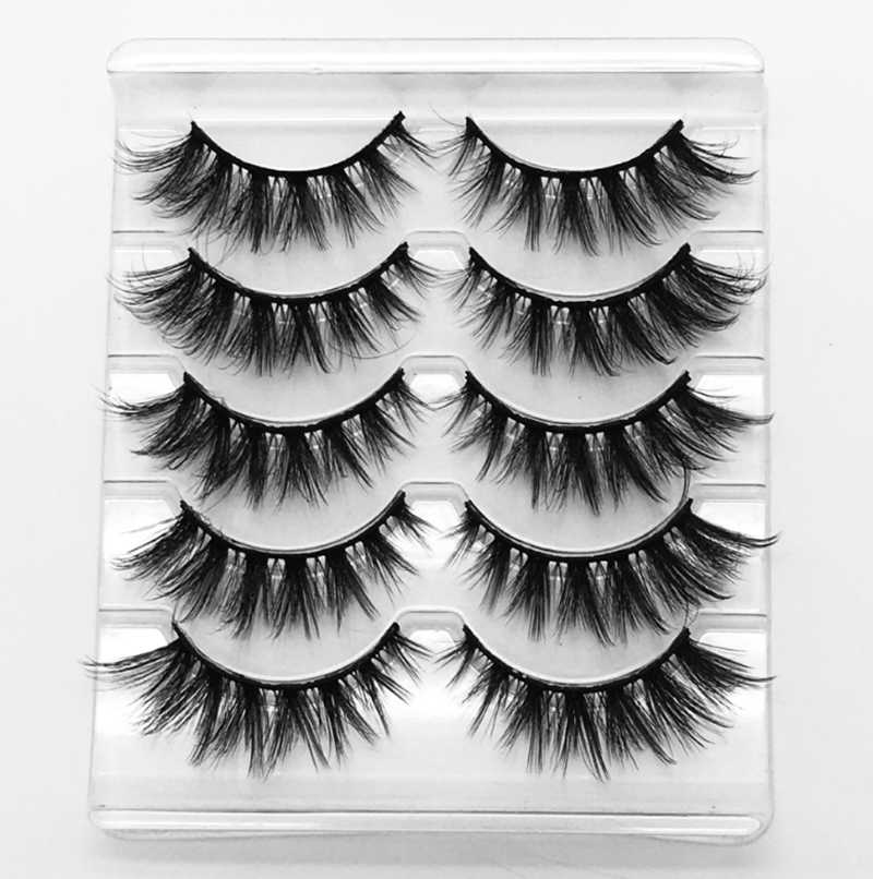NEW5 pairs of 3D mink eyelashes natural eyelashes thick and long false makeup extension handmade eyelash comb
NEW5 pairs of 3D mink eyelashes natural eyelashes thick and long false makeup extension handmade eyelash comb