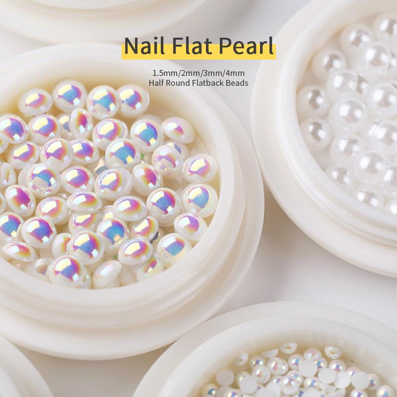 1 BOX Flat Bottom Pearls AB Gradient Matting 3D Nail Decorations Mixed Sizes Colorful Nail Art Accessories for Designs
1 BOX Flat Bottom Pearls AB Gradient Matting 3D Nail Decorations Mixed Sizes Colorful Nail Art Accessories for Designs