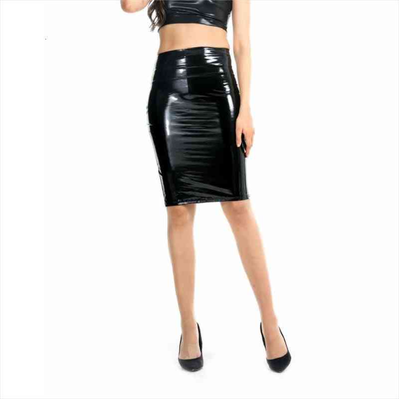 Women Fashion Sexy High Waist Black Pu Leather Shiny Skirt Office Pencil Package Hip Stretch Bodycon Clubwear Bottom
Women Fashion Sexy High Waist Black Pu Leather Shiny Skirt Office Pencil Package Hip Stretch Bodycon Clubwear Bottom