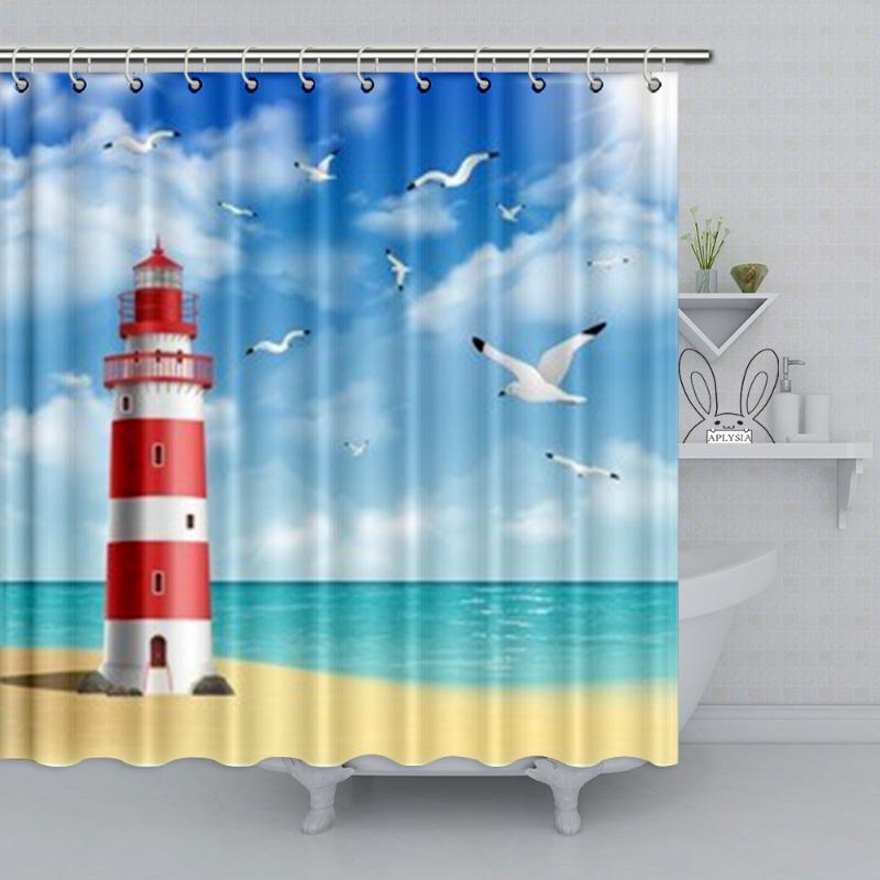 Aplysia Lighthouse on Sea Beach Cartoon Illustration Interior Decor Shower Curtain 72x72 Inches Eco-Friendly Washable with Hooks
Aplysia Lighthouse on Sea Beach Cartoon Illustration Interior Decor Shower Curtain 72x72 Inches Eco-Friendly Washable with Hooks