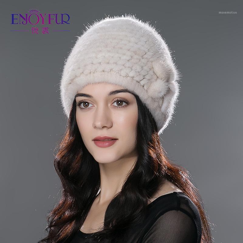 ENJOYFUR Winter women fur hats real natural mink knitted fur beanies fashion flower rhinestone hand sewn warm ladies dome cap1, 01 black
ENJOYFUR Winter women fur hats real natural mink knitted fur beanies fashion flower rhinestone hand sewn warm ladies dome cap1, 01 black