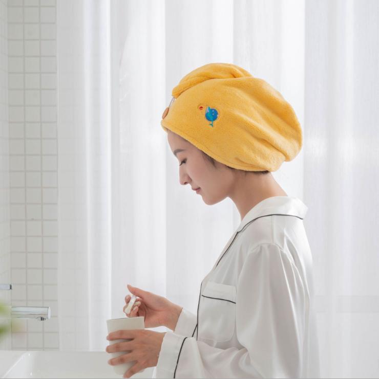 Dry hair cap women's super absorbent quick-drying thickened shower cap hair towel lovely dry towel wash turban, Pink
Dry hair cap women's super absorbent quick-drying thickened shower cap hair towel lovely dry towel wash turban, Pink