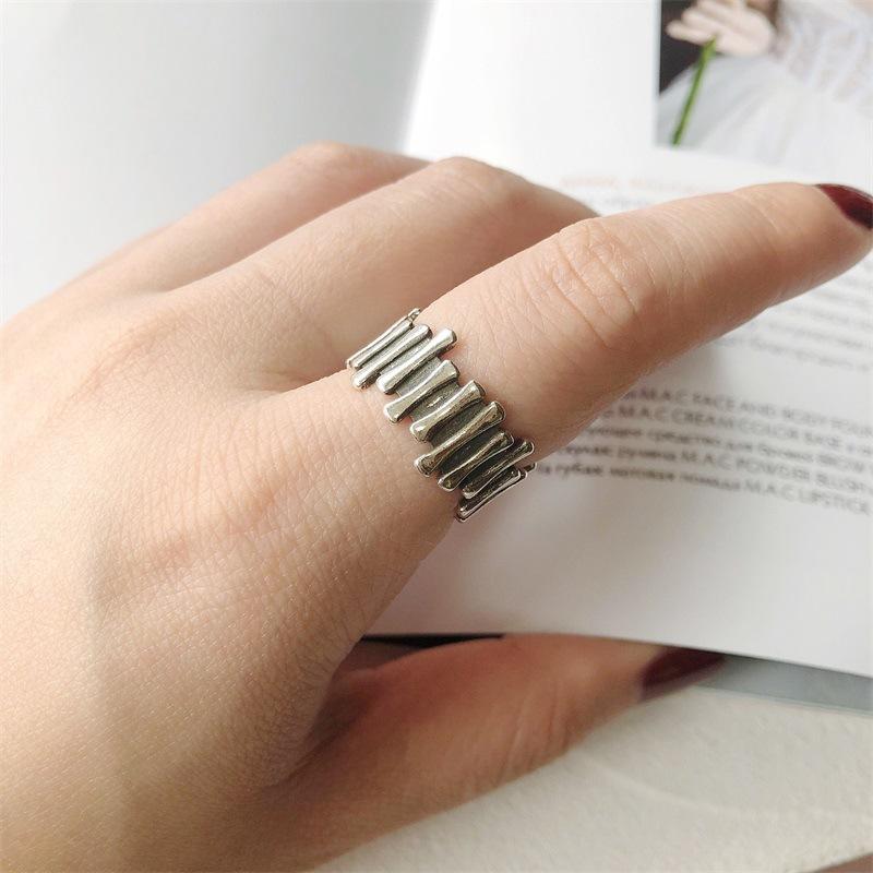 New 925 Sterling Silver Irregular Lines Rings For Women Adjustable Size Finger Rings Girls Party Wedding Jewelry
New 925 Sterling Silver Irregular Lines Rings For Women Adjustable Size Finger Rings Girls Party Wedding Jewelry