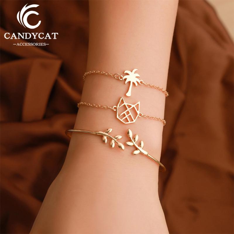 3 Pcs/ Set Bohemia Tree Leaf Bracelets For Woman Gold Silver Color Charm Female Bracelet Jewelry Accessories Friendship Bracelet
3 Pcs/ Set Bohemia Tree Leaf Bracelets For Woman Gold Silver Color Charm Female Bracelet Jewelry Accessories Friendship Bracelet