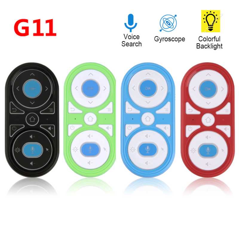 G11 Air Mouse Google Voice Microphone RGB Backlit Gyro Remote Control IR Learning 2.4G Wilress Rechargeable Mini Remote Control
G11 Air Mouse Google Voice Microphone RGB Backlit Gyro Remote Control IR Learning 2.4G Wilress Rechargeable Mini Remote Control