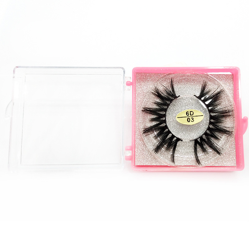 6D Mink Eyelashes Eye Makeup Mink False Lashes Soft Natural Thick Fake Eyelashes Eye Lashes Extension Beauty Tools With Box Pestanas De Vison 6D
