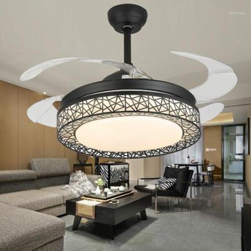 IKVVTAmerican Invisible Fan Lamp Ceiling Fan Dining Room Bedroom Living Room Home Simple Electric With Light Black Personal1
IKVVTAmerican Invisible Fan Lamp Ceiling Fan Dining Room Bedroom Living Room Home Simple Electric With Light Black Personal1