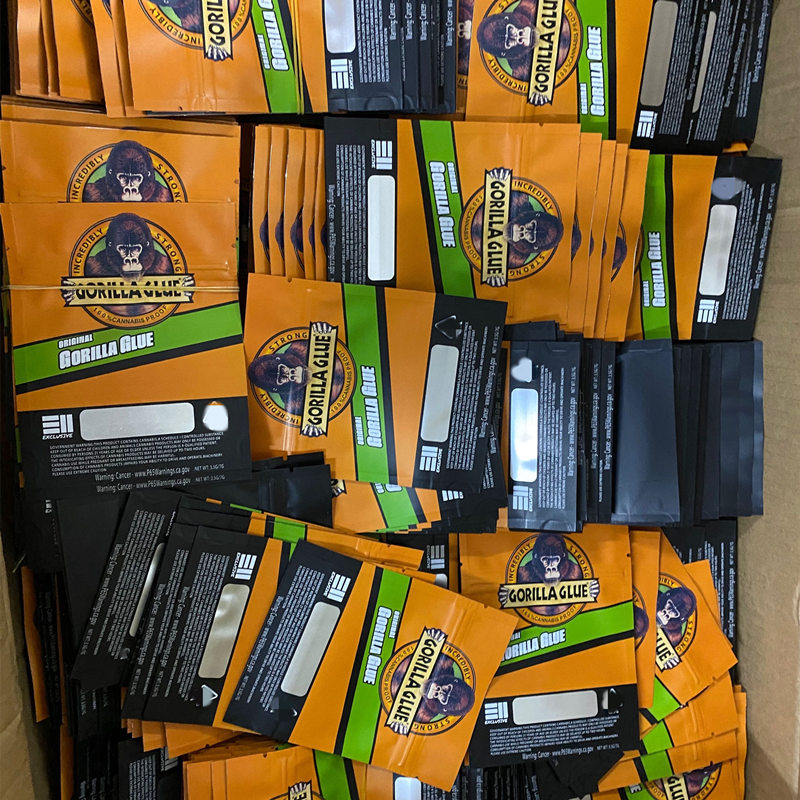 Empty Packaging bag Gorilla Glue Empty 3.5G Dry herb flower mylar bags Foil pouch aluminized stand up pouch Smell Proof Bag
Empty Packaging bag Gorilla Glue Empty 3.5G Dry herb flower mylar bags Foil pouch aluminized stand up pouch Smell Proof Bag