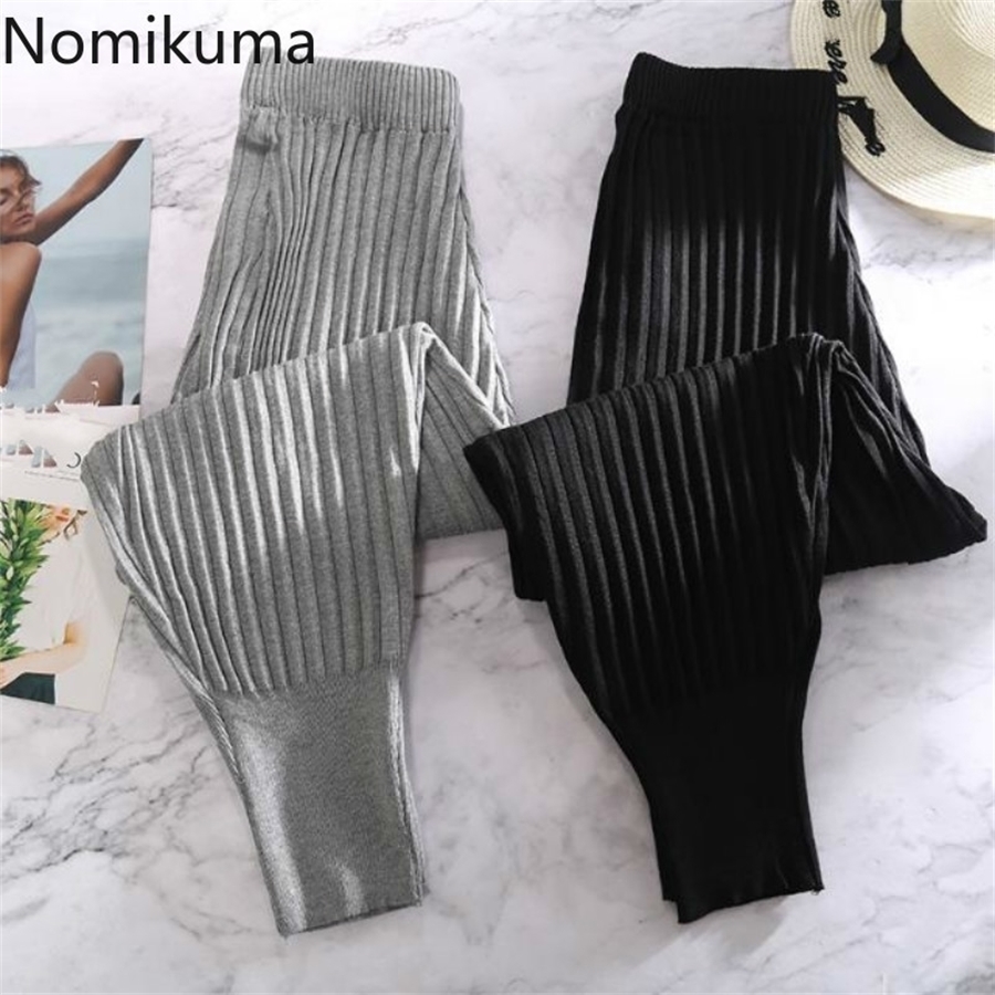 Nomikuma Autumn Winter Knitted Harem Pants Korean High Waist Ankle-length Trousers Korean Causal Women Sweater Pants 6B612 201118, Red
Nomikuma Autumn Winter Knitted Harem Pants Korean High Waist Ankle-length Trousers Korean Causal Women Sweater Pants 6B612 201118, Red