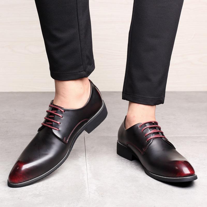 shoes men Dress Leather Shoes wedding Lace-Up formal men Business Office Oxfords Flats Fashion zapatos de hombre, White
shoes men Dress Leather Shoes wedding Lace-Up formal men Business Office Oxfords Flats Fashion zapatos de hombre, White
