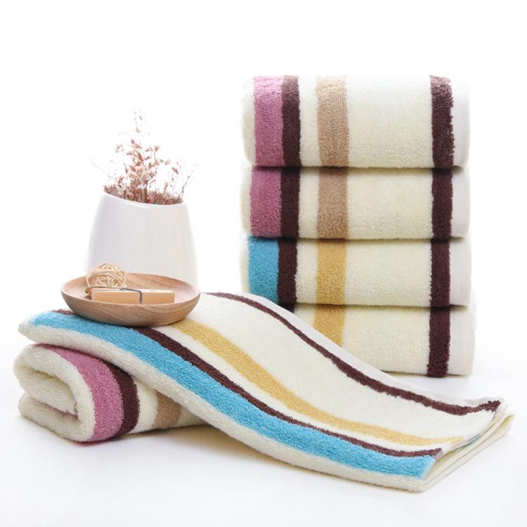 T106A Unique new 2021 Thick Cotton Water Absorbent gift home quick dry colorful stripe spa towel beauty towel face, Purple stripe 
T106A Unique new 2021 Thick Cotton Water Absorbent gift home quick dry colorful stripe spa towel beauty towel face, Purple stripe