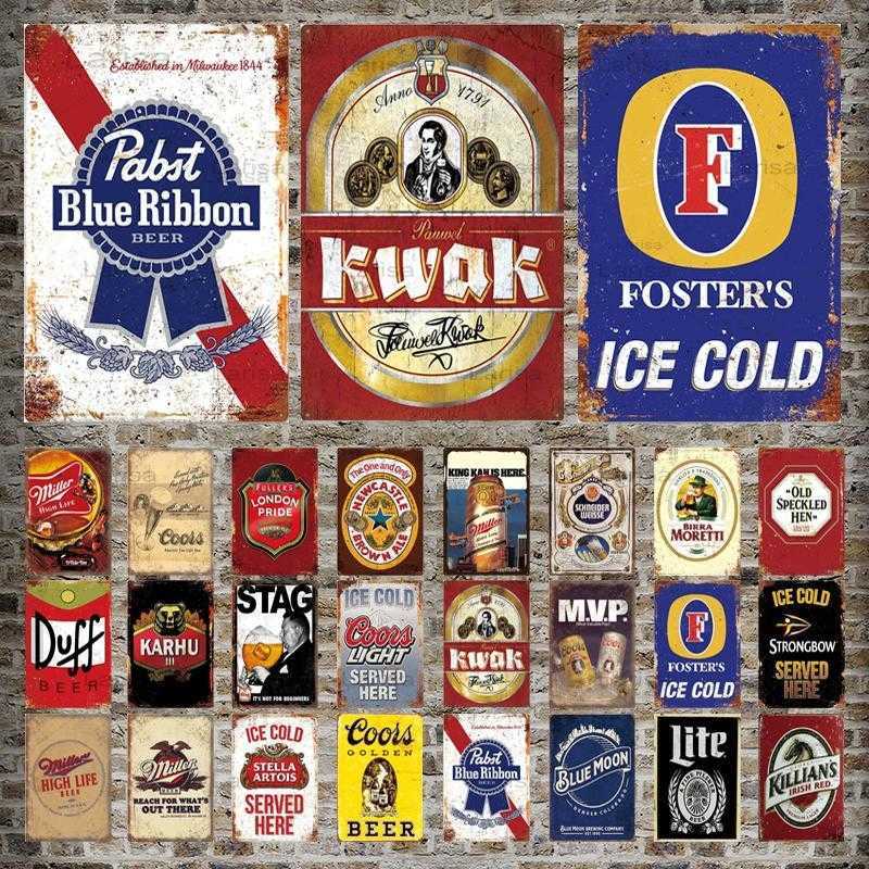 Ice Golden Beer Metal Tin Sign Bar Classic Kwak Stag Pub Home Decor Blue Ribbon Picture Beer Wine Art Painting Plate Plaque
Ice Golden Beer Metal Tin Sign Bar Classic Kwak Stag Pub Home Decor Blue Ribbon Picture Beer Wine Art Painting Plate Plaque