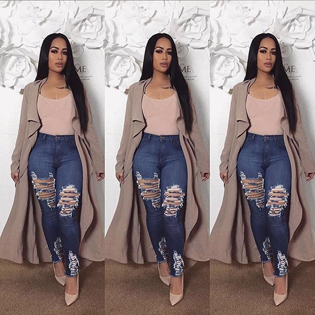 Women's Jeans High Waisted Women Blue Elastic Waist Hole Strap Pants Rise Clothes Valentine Gift Drop
Women's Jeans High Waisted Women Blue Elastic Waist Hole Strap Pants Rise Clothes Valentine Gift Drop