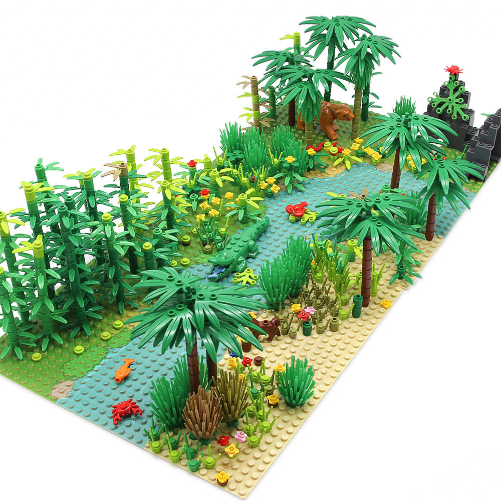 Rainforest Animal Fish Grass Tree Building Blocks Set with Baseplate City MOC Accessories Parts Bricks DIY Kids Toys Gifts C0119
Rainforest Animal Fish Grass Tree Building Blocks Set with Baseplate City MOC Accessories Parts Bricks DIY Kids Toys Gifts C0119
