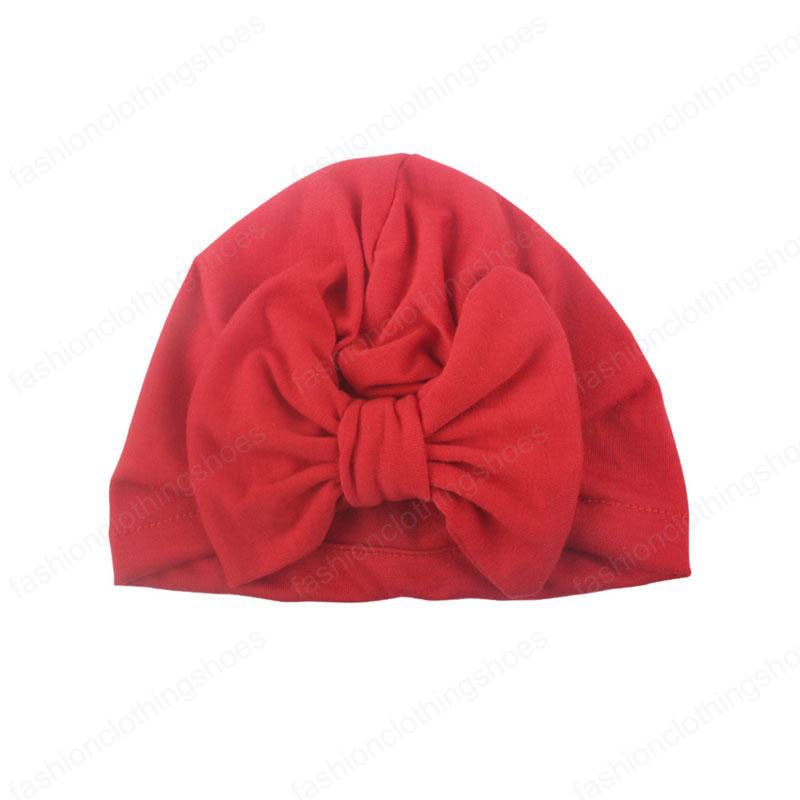 Newborn Baby Bow Hats 7 Design Solid Cap Baby Kids Caps Infant Girl Caps Boy Girls Hats 07
