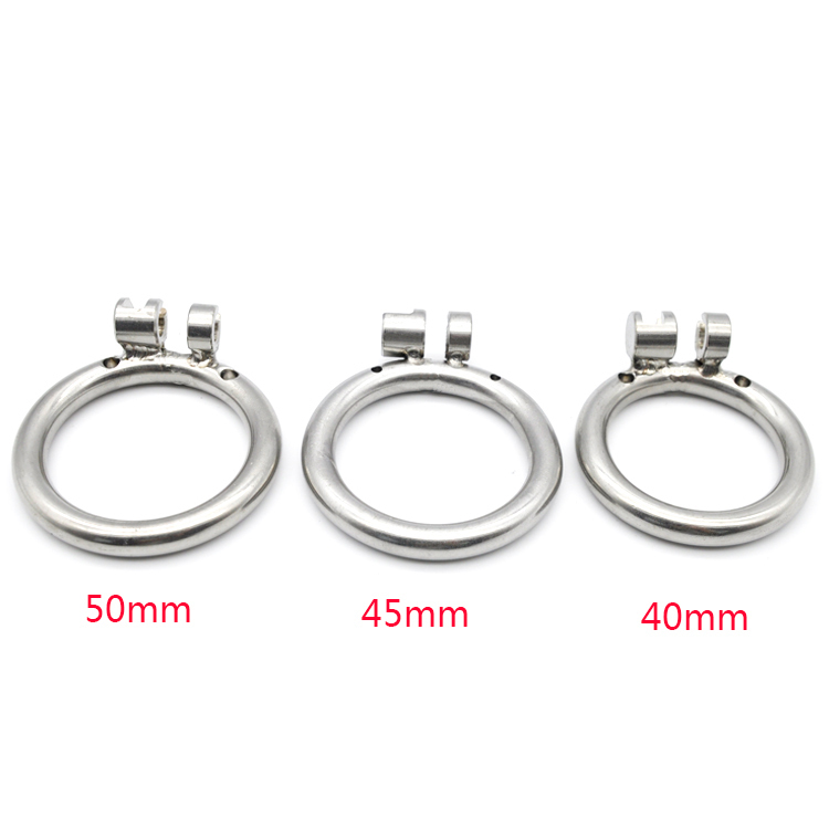 Happygo, Super Small Stainless Steel Male Chastity Device,Cock Cage,Penis Lock,Cock Ring,Chastity Belt,A282 220329