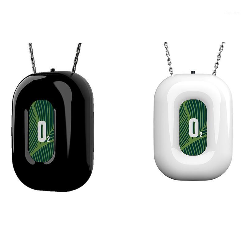 2 Pcs Personal Wearable Air Purifier Necklace Mini Portable Air Freshner Ionizer Negative Ion Generator Black & White1
2 Pcs Personal Wearable Air Purifier Necklace Mini Portable Air Freshner Ionizer Negative Ion Generator Black & White1