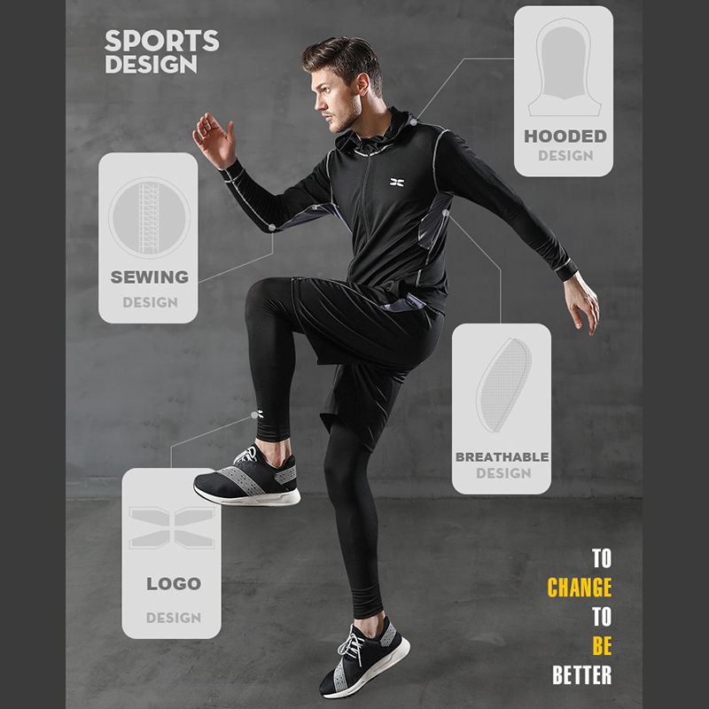New 5/6 Pcs/Set Men's Tracksuit Gym Fitness Suit Compression Sports Suit Running Clothes Workout Clothes Basketball, 201
New 5/6 Pcs/Set Men's Tracksuit Gym Fitness Suit Compression Sports Suit Running Clothes Workout Clothes Basketball, 201