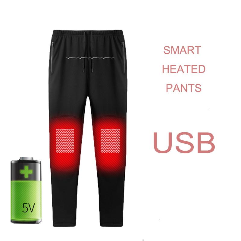Men' Thickened Warm Pants Women' Carbon Fiber Knee Heating Casual Pants Washable Adult Winter USB Smart Heating, Black
Men' Thickened Warm Pants Women' Carbon Fiber Knee Heating Casual Pants Washable Adult Winter USB Smart Heating, Black