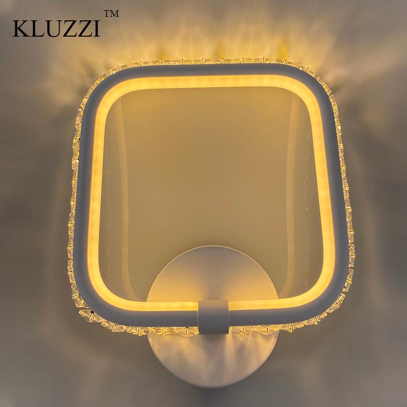Modern Led Square Aluminum Crystal Decorative Wall Light Luminaria Home Lighting Living Room Wall Light Lampshade For Bathroom
Modern Led Square Aluminum Crystal Decorative Wall Light Luminaria Home Lighting Living Room Wall Light Lampshade For Bathroom