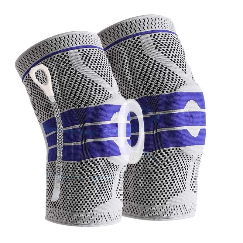 1 Piece Silicone Full Knee Brace Strap Patella Medial Support Strong Meniscus Compression Protection Sport Pads Running Basket, Blue
1 Piece Silicone Full Knee Brace Strap Patella Medial Support Strong Meniscus Compression Protection Sport Pads Running Basket, Blue