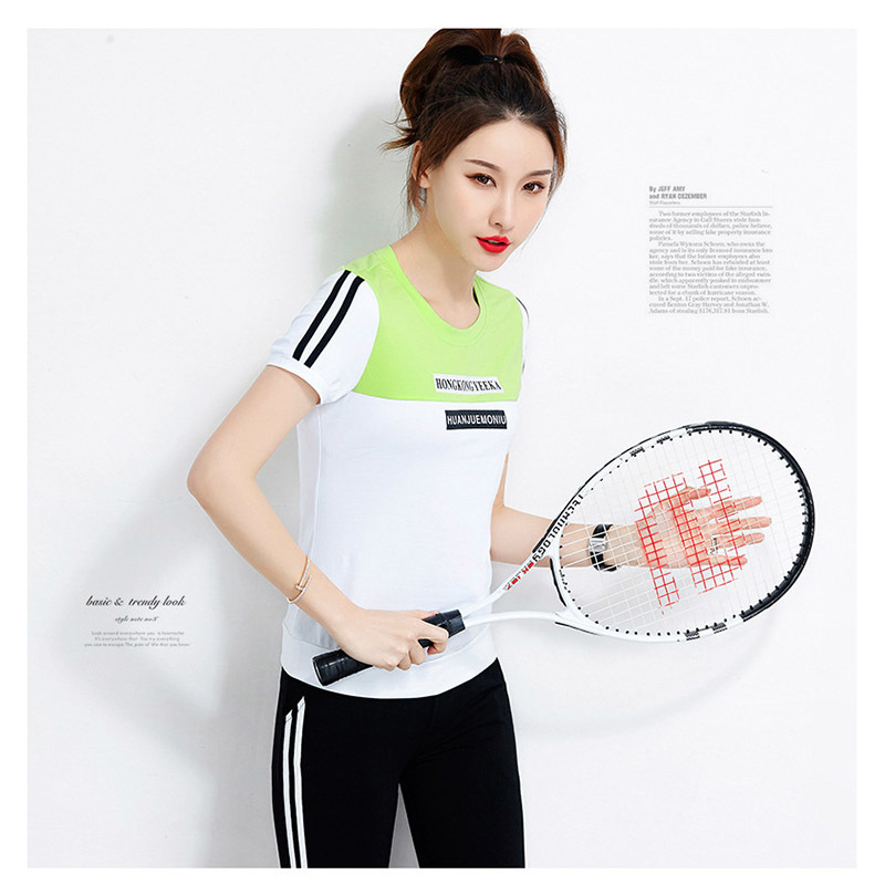 the Spliced Bras Neck Patterned Letter Tops and Pants Courage Band of Shape Clothes Arfa, Color 1
the Spliced Bras Neck Patterned Letter Tops and Pants Courage Band of Shape Clothes Arfa, Color 1