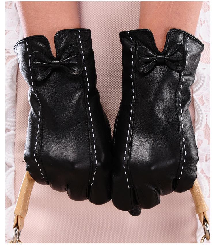 autumn and winter plus velvet warm driving gloves elegant bow black genuine sheepskin leather gloves women
autumn and winter plus velvet warm driving gloves elegant bow black genuine sheepskin leather gloves women