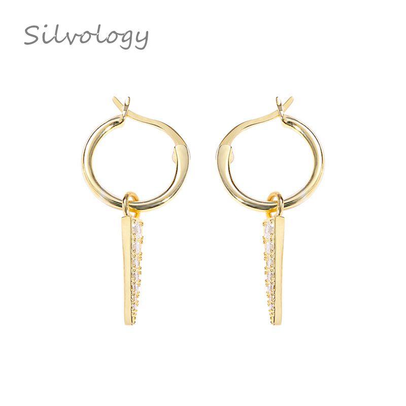 Silvology 925 Sterling Silver Geometric Strip Zircon Hoop Earrings Fashion Texture 2020 Female Earrings Gold Elegant Jewelry
Silvology 925 Sterling Silver Geometric Strip Zircon Hoop Earrings Fashion Texture 2020 Female Earrings Gold Elegant Jewelry