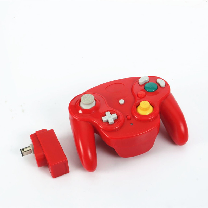 6 Colors NGC Wireless 2.4G Game Controller Gamepad Portable Joystick for Wii GameCube with Retail Box