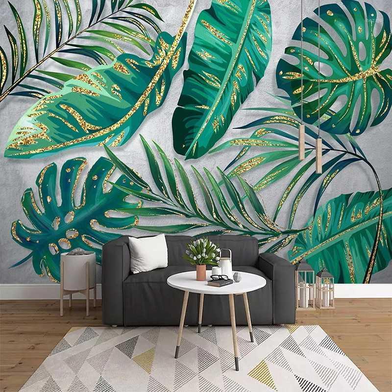 3D Wallpaper Modern Green Leaves Plant Photo Wall Mural Restaurant Living Room Self-Adhesive Waterproof Canvas 3D Wall Stickers1, As pic
3D Wallpaper Modern Green Leaves Plant Photo Wall Mural Restaurant Living Room Self-Adhesive Waterproof Canvas 3D Wall Stickers1, As pic