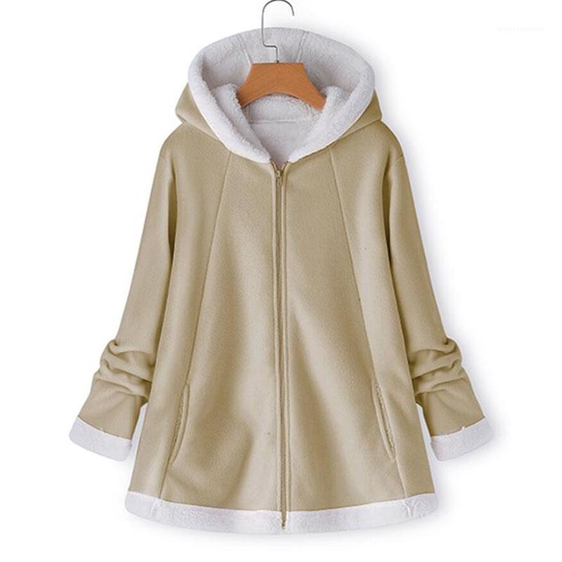 Women Autumn Jacket Fashion Winter Warm Solid Pocket Zipper Long Sleeves Plush Hoodie Coat manteau femme Plus Size 5XL Pink1, Burgundy
Women Autumn Jacket Fashion Winter Warm Solid Pocket Zipper Long Sleeves Plush Hoodie Coat manteau femme Plus Size 5XL Pink1, Burgundy