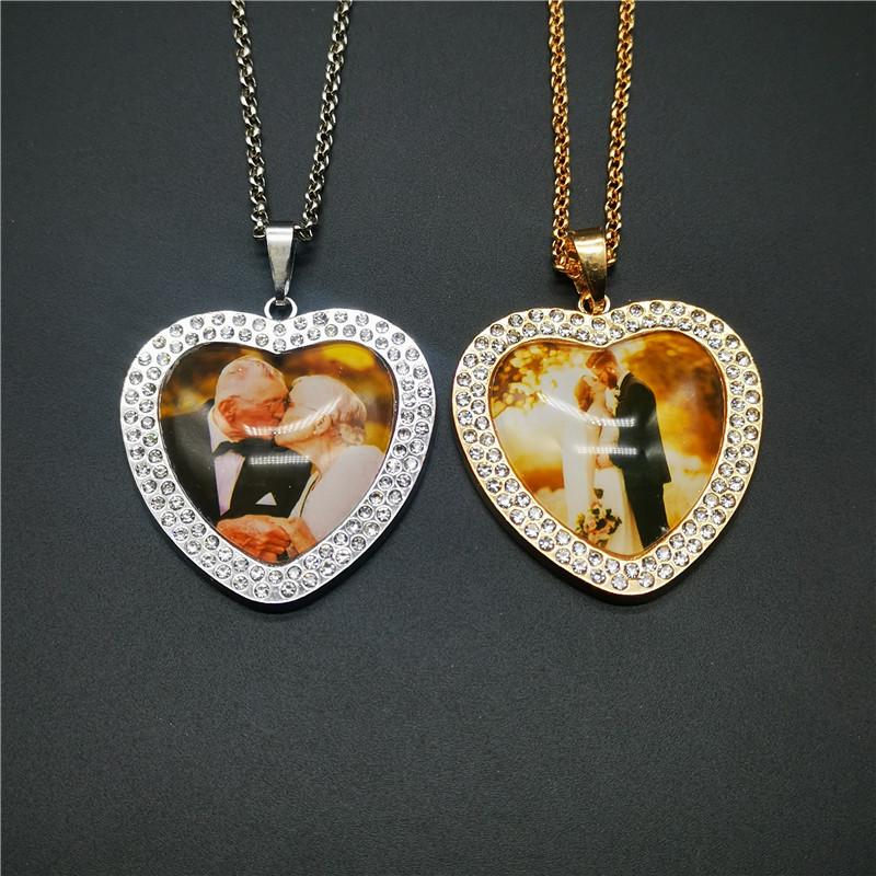 Personalized Photo Necklaces & Pendants Love Heart Crystal Pendant Silver Glod Color Memorial Choker Necklace for Family
Personalized Photo Necklaces & Pendants Love Heart Crystal Pendant Silver Glod Color Memorial Choker Necklace for Family