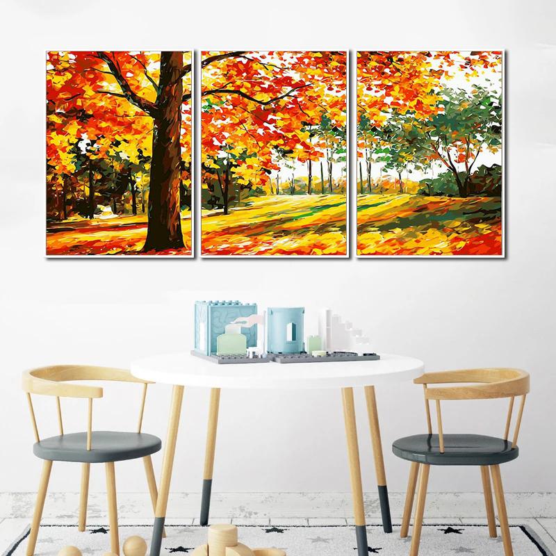 GATYZTORY 3pcs Oil Painting By Numbers HandPainted Painting by numbers coloring Landscape DIY Gift Home Decor 4050cm
GATYZTORY 3pcs Oil Painting By Numbers HandPainted Painting by numbers coloring Landscape DIY Gift Home Decor 4050cm