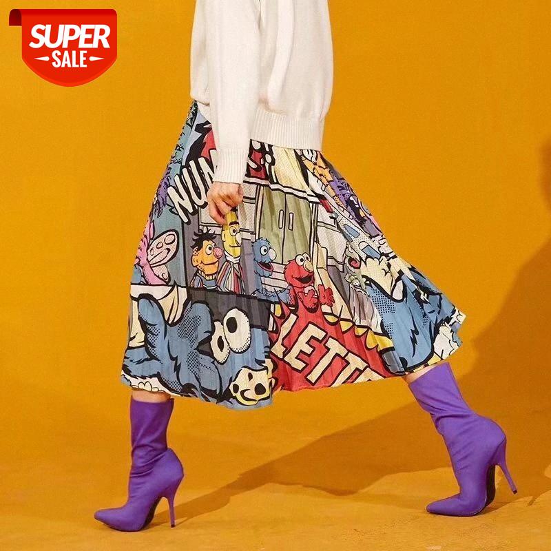 2019 Spring New-Coming Europen Cartoon Pattern High Elasticity Pleated skirt High Street Style A-line Mid-Calf Christmas #xM8u, White;black
2019 Spring New-Coming Europen Cartoon Pattern High Elasticity Pleated skirt High Street Style A-line Mid-Calf Christmas #xM8u, White;black