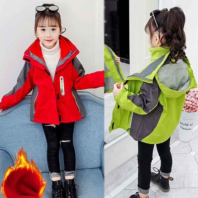 Girls' Three-in-one Jackets Teenagers Children Detachable Coat Fleece+windbreakers Casual Sports Mountaineering Uniforms 3-12T1, Green
Girls' Three-in-one Jackets Teenagers Children Detachable Coat Fleece+windbreakers Casual Sports Mountaineering Uniforms 3-12T1, Green