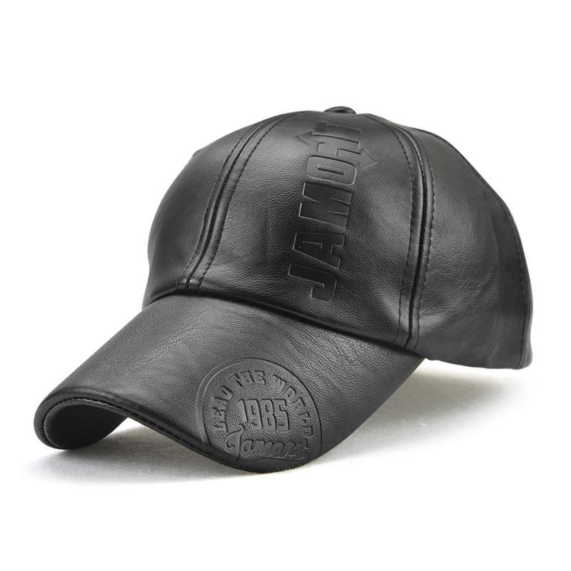 JAMONT Outdoor Winter Cap PU Leather Baseball Cap Men Snapback Hat Casquette Gorras Para Hombre Mens Peaked Cap-Black
JAMONT Outdoor Winter Cap PU Leather Baseball Cap Men Snapback Hat Casquette Gorras Para Hombre Mens Peaked Cap-Black