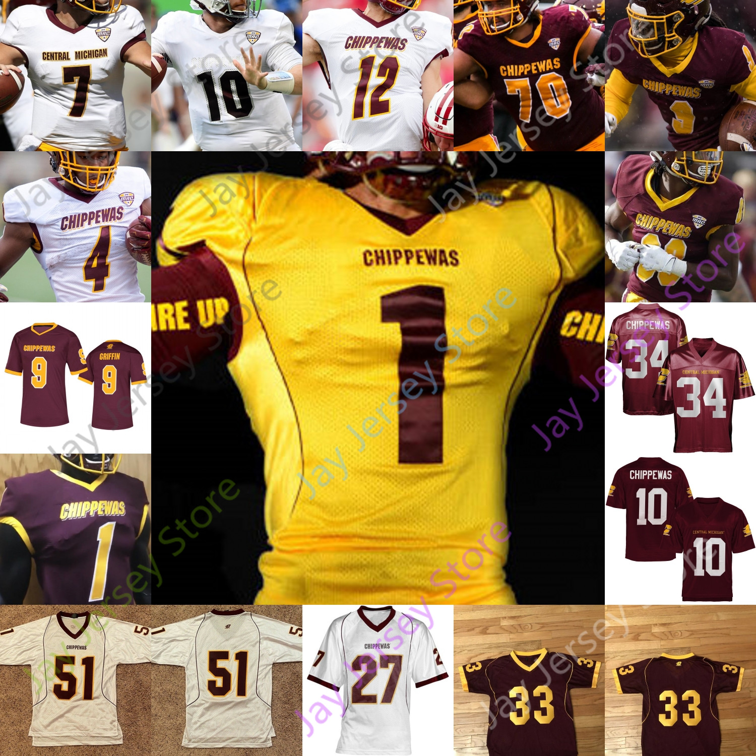 2020 Custom Central Michigan Football Jersey NCAA College Kalil Pimpleton JaCorey Sullivan Tyrone Scott Sean Adesanya LaQuan Johnson, Yellow
2020 Custom Central Michigan Football Jersey NCAA College Kalil Pimpleton JaCorey Sullivan Tyrone Scott Sean Adesanya LaQuan Johnson, Yellow